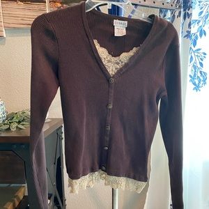 Waist length sweater